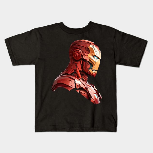 Iron man Kids T-Shirt by AstrAI